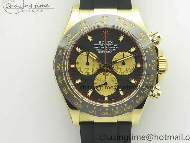 0407 Daytona 116518 LN Paul Newman ARF 1:1 Best Edition Black Dial on Oysterflex Strap A4130 Super Clone Chic 3356